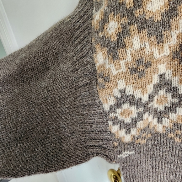 SHERPA ADVENTURE GEAR Merino ALPACA BLEND Crew FAIRISLE NORDIC Sweater M - Picture 6 of 10